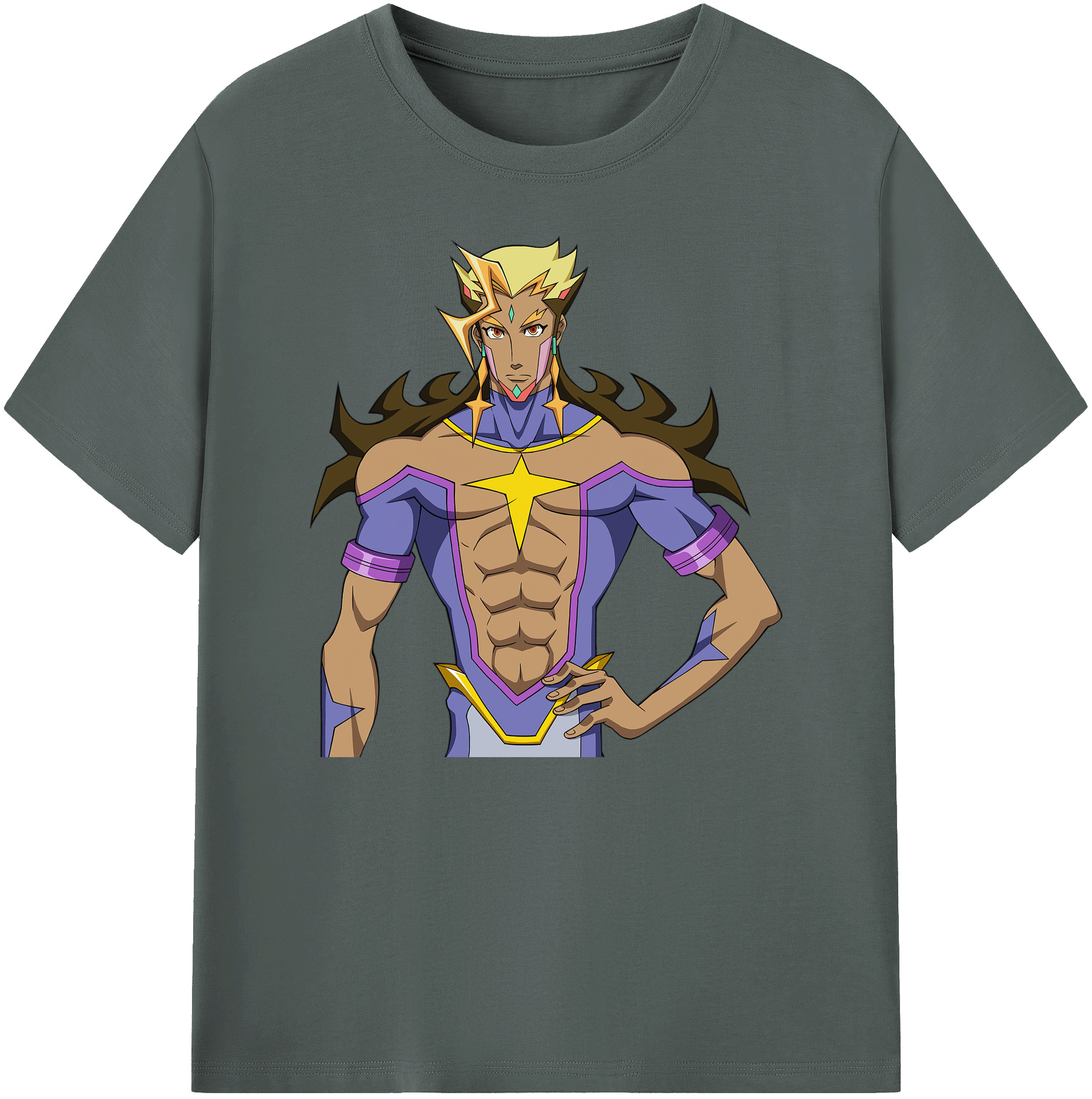 （画像用） 遊☆戯☆王 Yu-Gi-Oh! 綿100％ メンズ半袖Tシャツ｜肌触りやわらか＆通気性